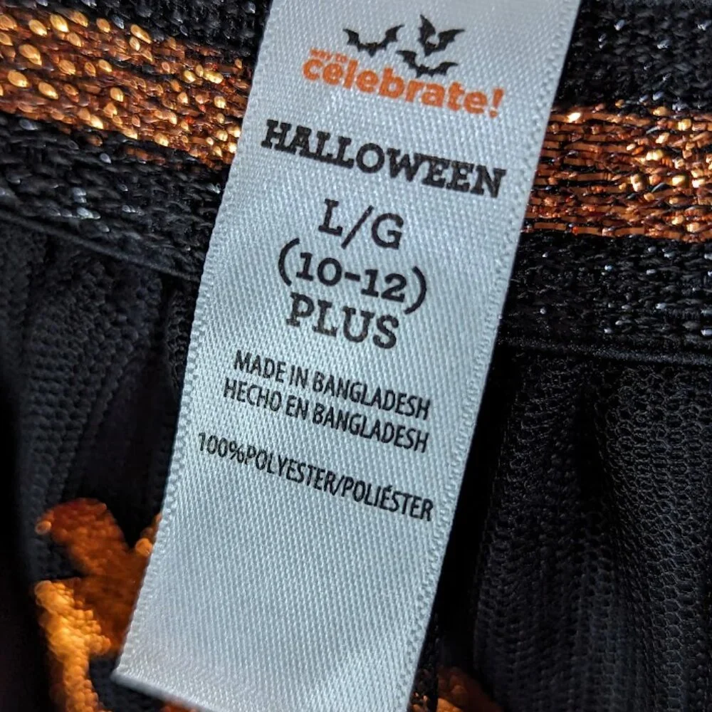 Celebrate Halloween girls pumpkin tutu size large